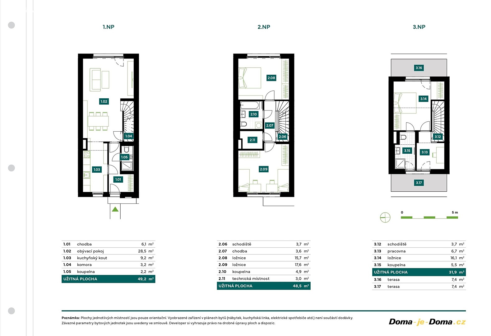 Prodej  rodinného domu 130 m², pozemek 129 m² – pohled 5