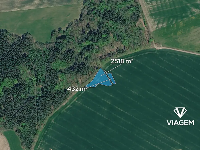 Prodej pole 2950 m², Příkosice – náhled fotky 2
