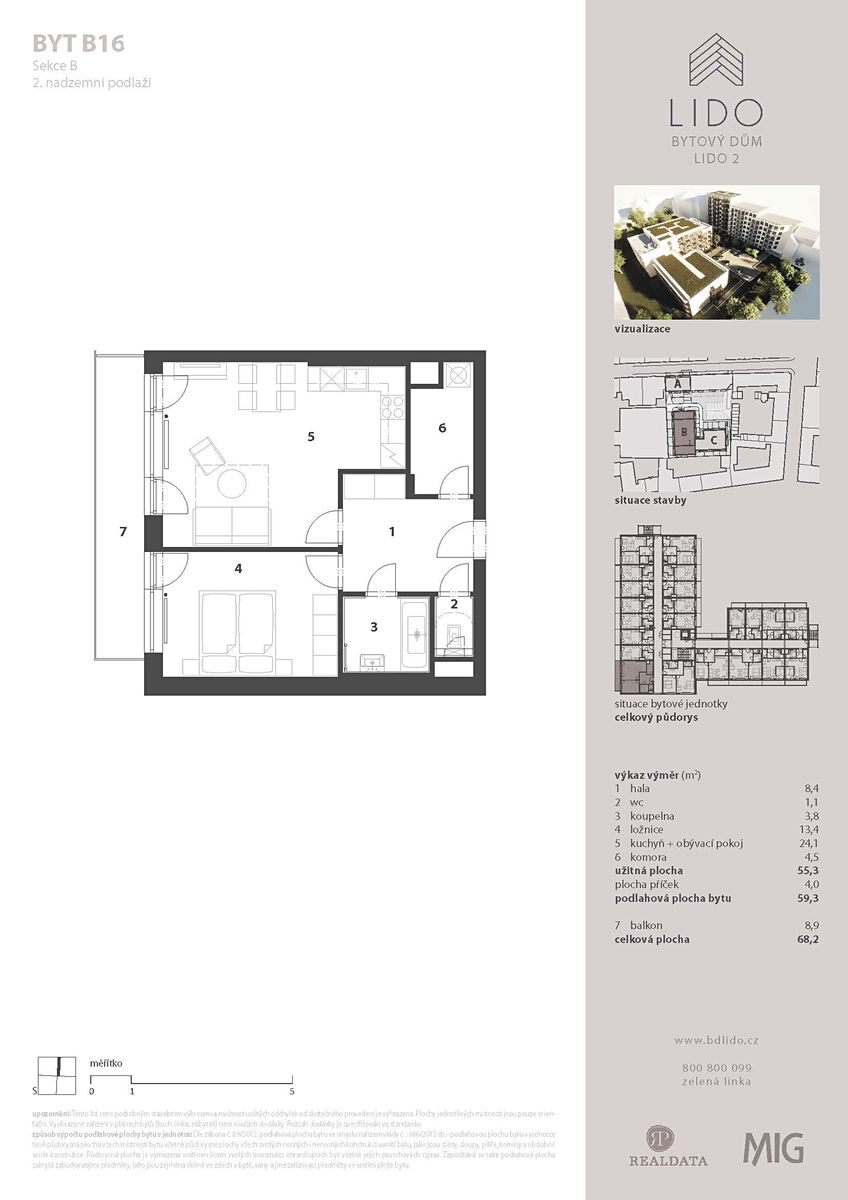 Prodej bytu 2+kk 59 m² – fotografie 2