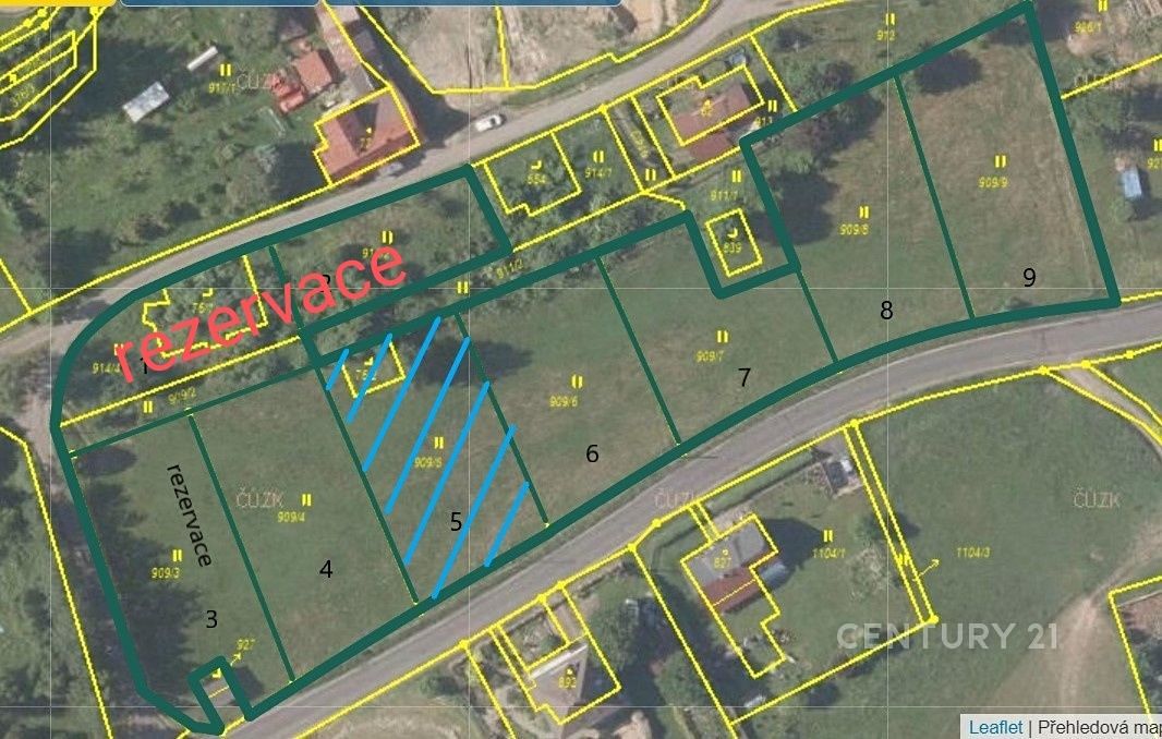Prodej stavebního pozemku 1164 m² – fotografie 5