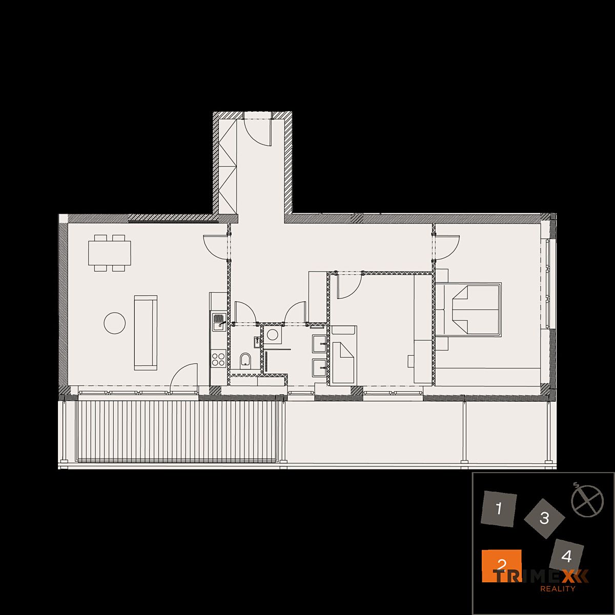 Prodej bytu 3+kk 89 m² – fotografie 2