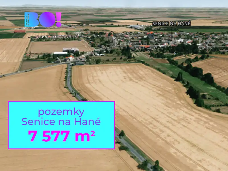 Prodej pole 7577 m², Senice na Hané – náhled fotky 1