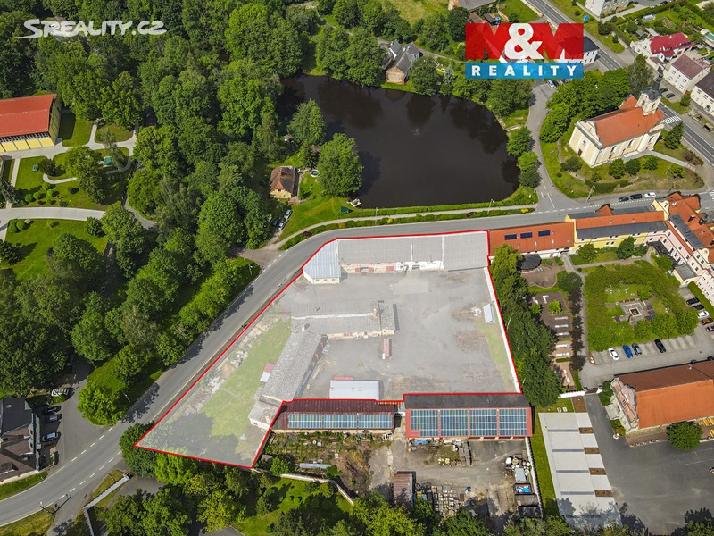 Prodej výrobní haly, prostoru 1 564 m², Chodová Planá
