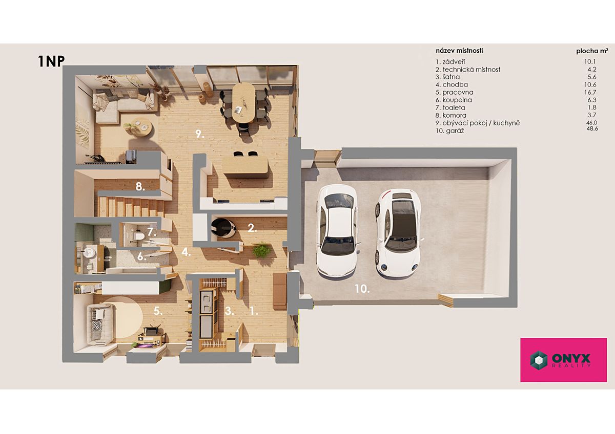 Prodej rodinného domu 256 m², pozemek 574 m² – fotografie 3