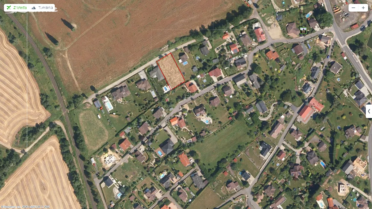 Prodej stavebního pozemku 1260 m² - Widok 3