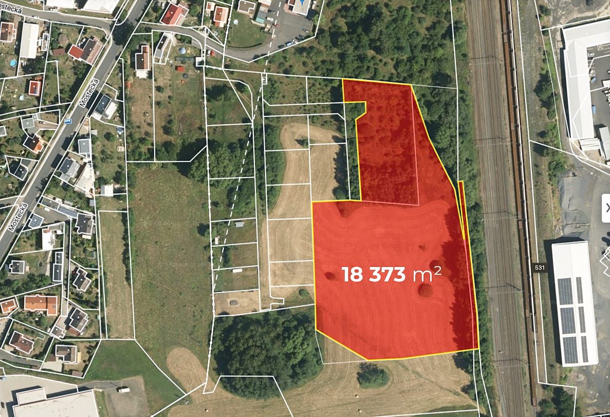 Prodej komerčního pozemku 18373 m²