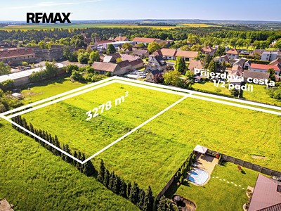 Prodej  stavebního pozemku 3 278 m²