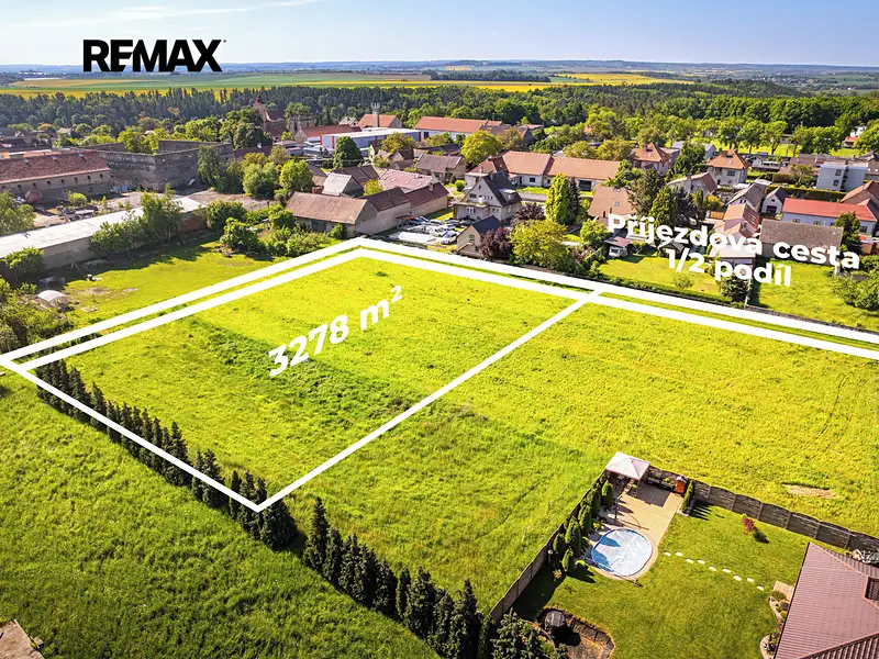 Prodej stavebního pozemku 3278 m², Vyšehořovice – náhled fotky 1