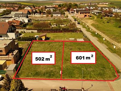 Prodej stavebního pozemku 601 m²