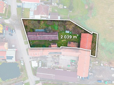 Prodej  stavebního pozemku 2 039 m²