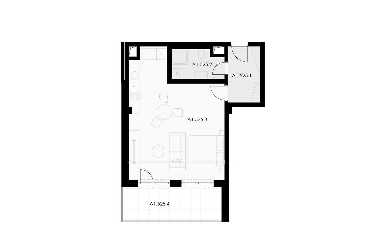 Prodej bytu 1+kk 49 m² – fotografie 3