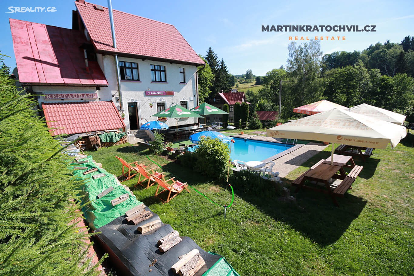 Prodej  chalupy 450 m², pozemek 1 620 m² – pohled 2