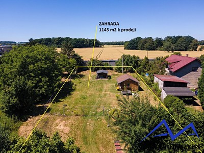 Prodej  zahrady 1 145 m²