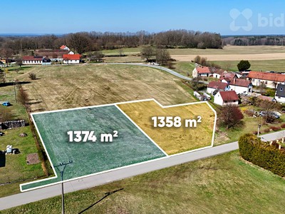 Prodej  stavebního pozemku 1 374 m²