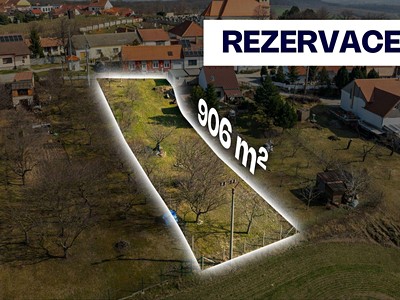 Prodej  stavebního pozemku 906 m²