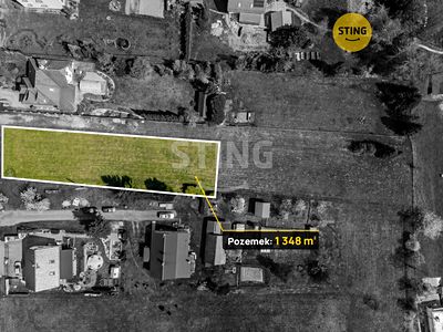 Prodej stavebního pozemku 1348 m²