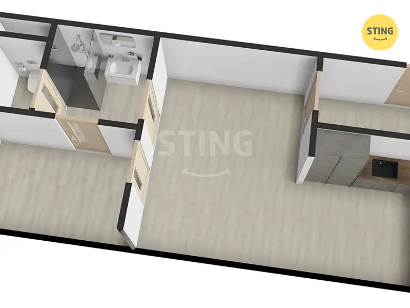 Prodej bytu 2+kk 45 m², Žďár nad Sázavou – náhled fotky 3