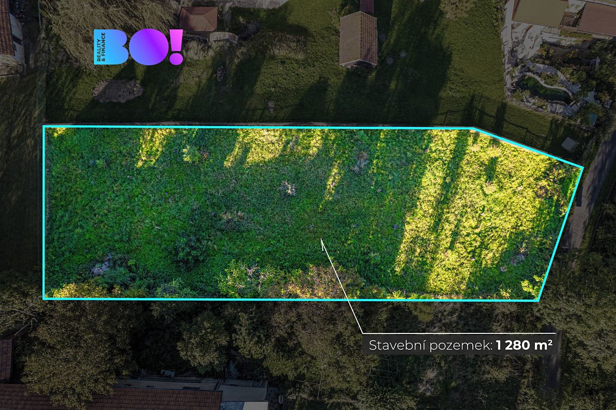 Prodej stavebního pozemku 1280 m²