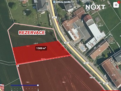 Prodej  stavebního pozemku 1 569 m²
