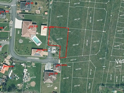 Prodej  stavebního pozemku 845 m²
