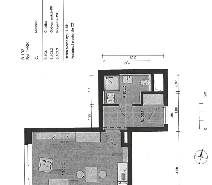 Prodej bytu 1+kk 37 m², Praha – náhled fotky 2