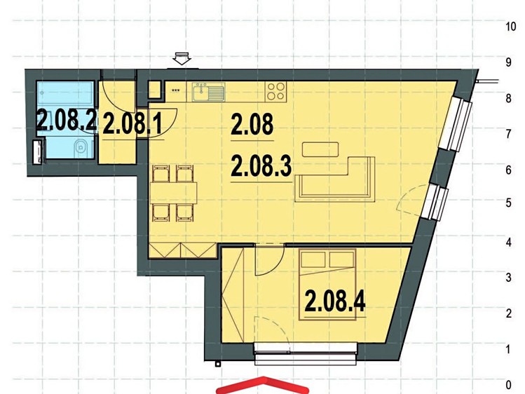 Wohnung 2+kk zum Kauf, 58 m² (5 von 19)