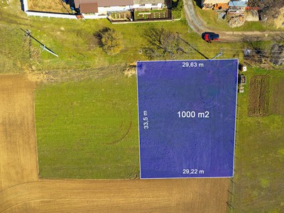 Prodej  stavebního pozemku 1 000 m²