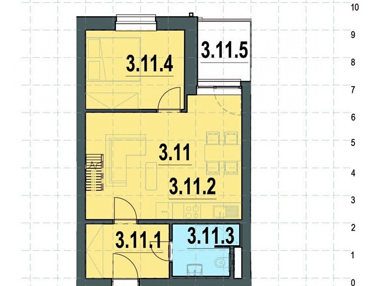 Квартира 3+kk на продаж, 64 м² (8 з 22)