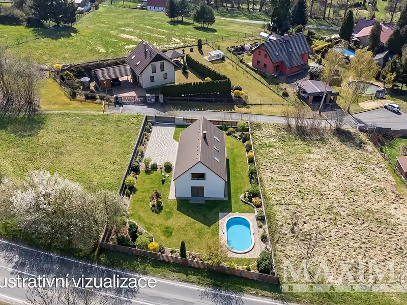 Prodej stavebního pozemku 1050 m², Šimonovice – náhled fotky 1