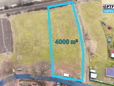 Prodej  stavebního pozemku 4 000 m²