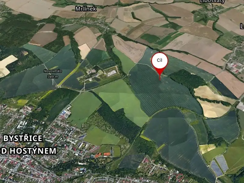 Prodej pole 6191 m², Chvalčov – náhled fotky 2