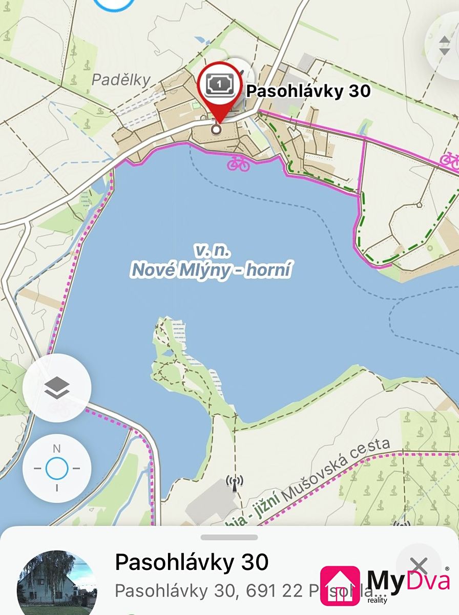 Prodej stavebního pozemku 570 m², Pasohlávky – fotka 1 z 3