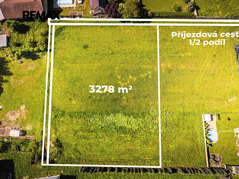 Prodej stavebního pozemku 3278 m², Vyšehořovice – náhled fotky 2