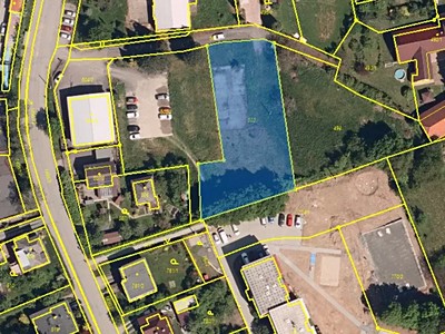 Prodej  stavebního pozemku 1 596 m²