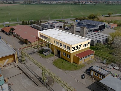 Pronájem výrobní haly, prostoru 337 m²