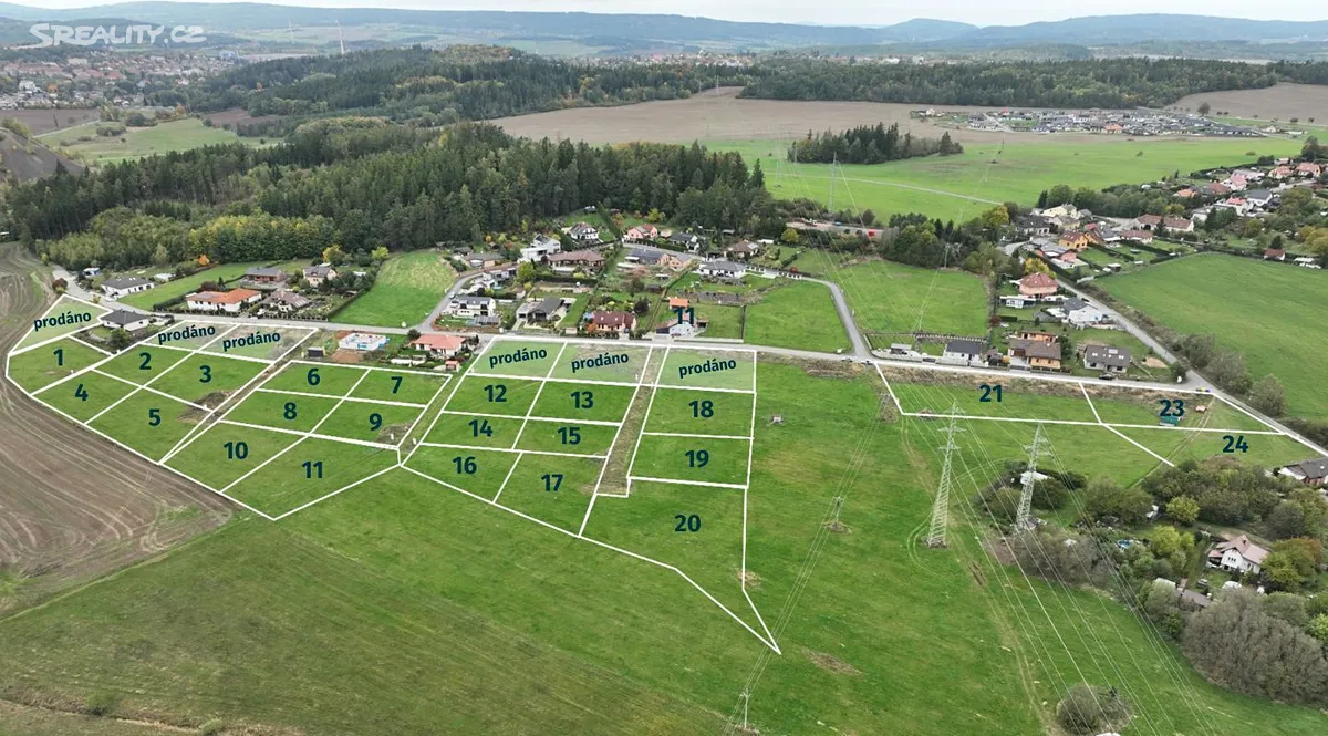 Prodej stavebního pozemku 983 m², Příbram