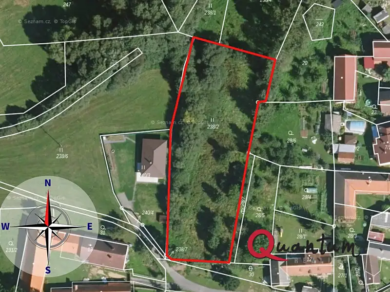 Prodej stavebního pozemku 3214 m², Sedlec-Prčice – náhled fotky 2