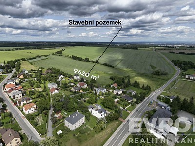 Prodej  stavebního pozemku 9 420 m²