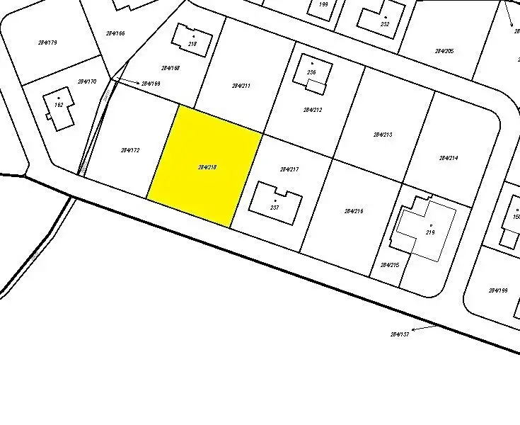 Prodej stavebního pozemku 1249 m², Bavoryně – náhled fotky 1