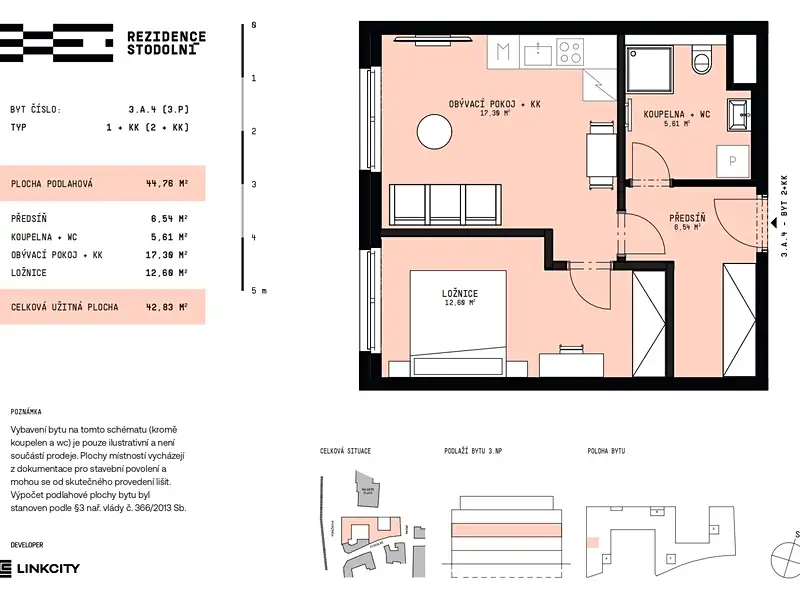 Prodej bytu 2+kk 43 m², Ostrava – náhled fotky 3