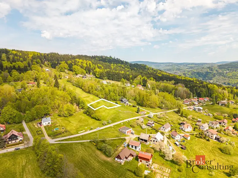 Prodej stavebního pozemku 2523 m², Velké Hamry – náhled fotky 2
