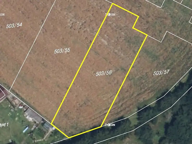 Prodej stavebního pozemku 1131 m², Sobčice – náhled fotky 3