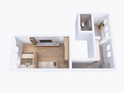 Pronájem bytu 1+1 40 m² (Jednopodlažní) — photo 4