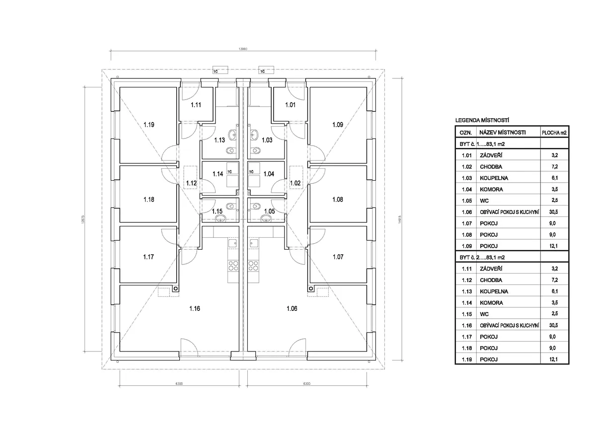 Prodej rodinného domu 87 m², pozemek 715 m² – pohled 4