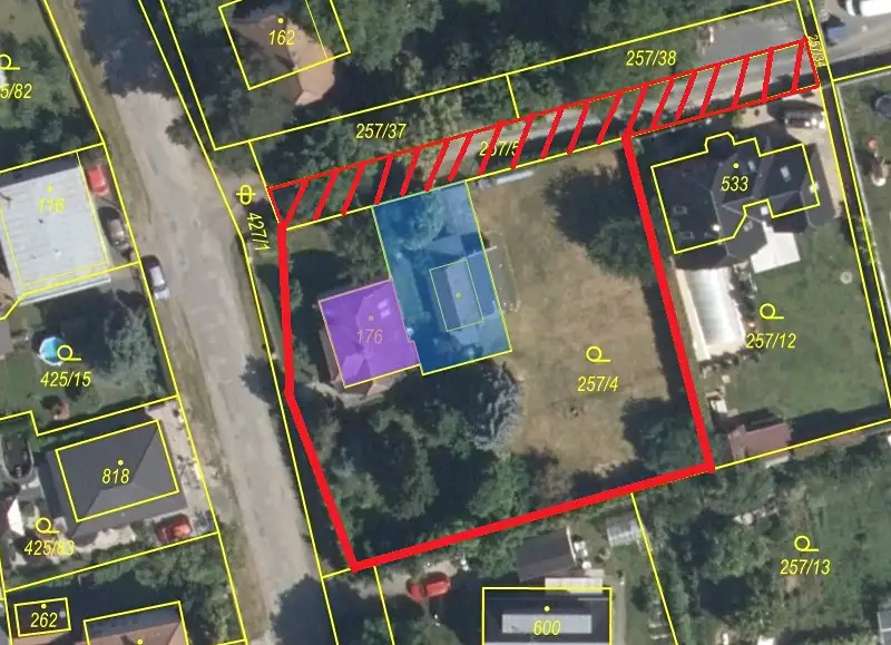 Prodej stavebního pozemku 1914 m², Přezletice – náhled fotky 2