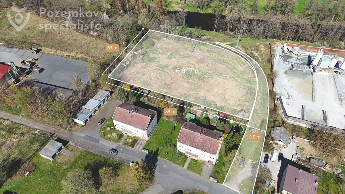 Prodej stavebního pozemku 6047 m² – fotografie 2