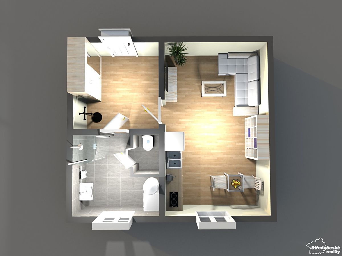 Prodej bytu 1+kk 38 m² – fotografie 3