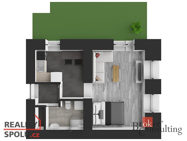 Prodej bytu 1+1, 33 m² (11 z 13)