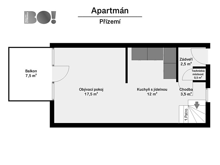 Квартира 3+kk на продаж, 76 м² (18 з 27)