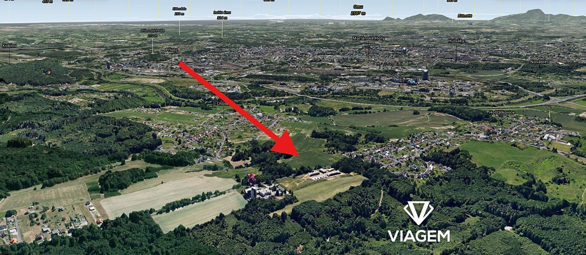 Prodej pole 2400 m², Ostrava – fotka 1 z 3